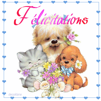 Gif de félicitations